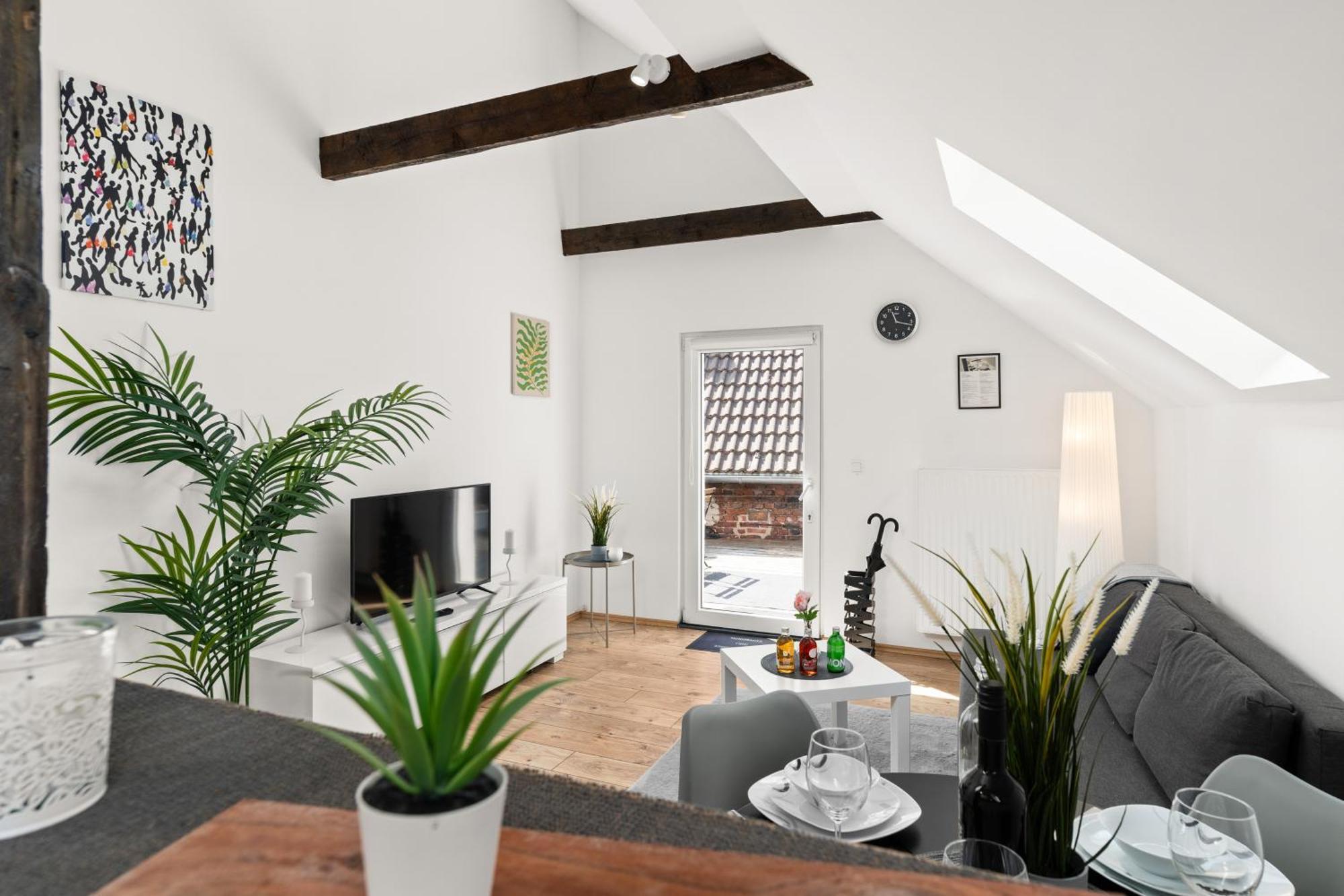 Mola Apartments-Charmante Ferienwohnung Im Herdecke Zentrum Fuer 3 Personen-Grosse Dachterrasse-Grill-Gratis Parken-Wlan Eksteriør bilde