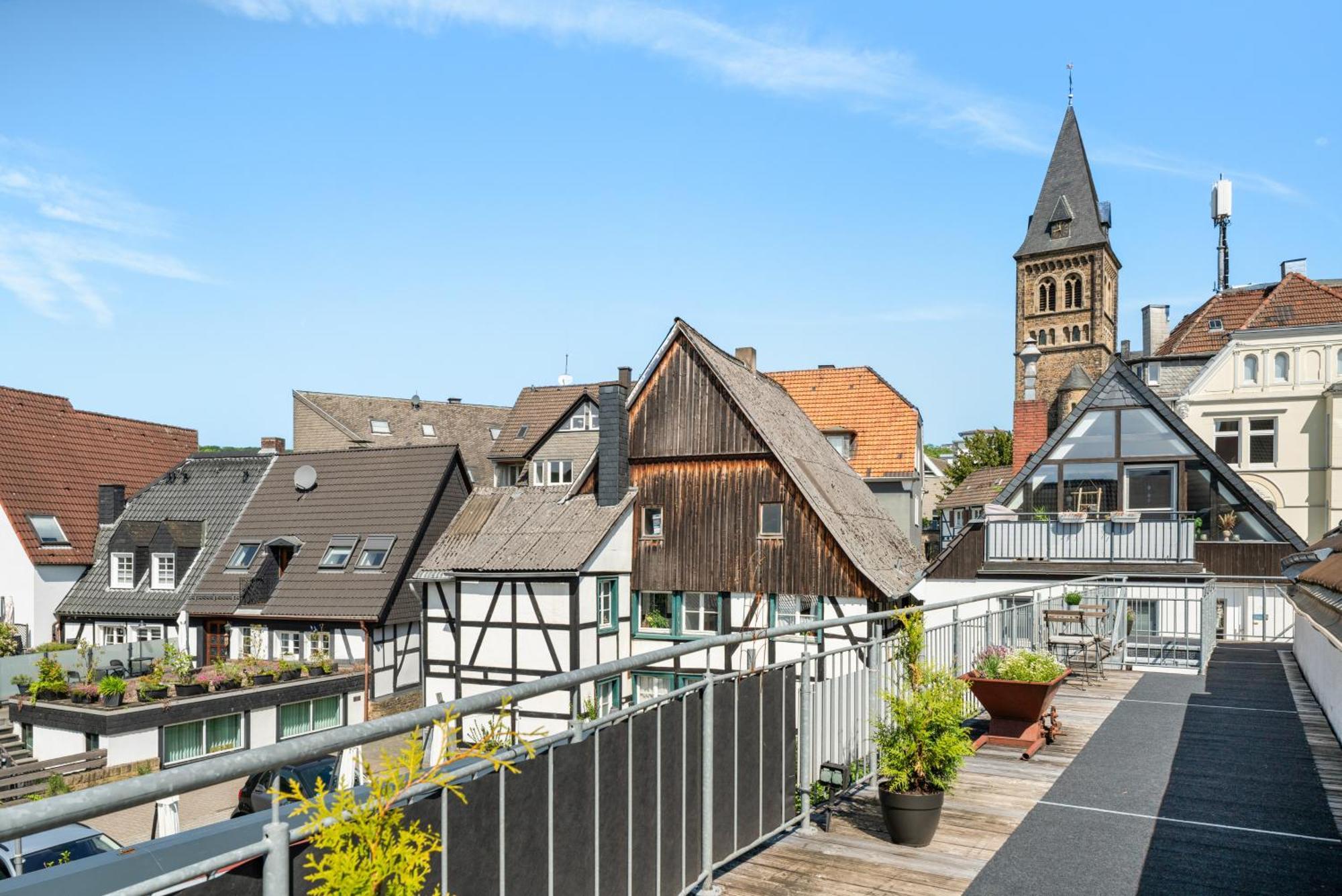 Mola Apartments-Charmante Ferienwohnung Im Herdecke Zentrum Fuer 3 Personen-Grosse Dachterrasse-Grill-Gratis Parken-Wlan Eksteriør bilde