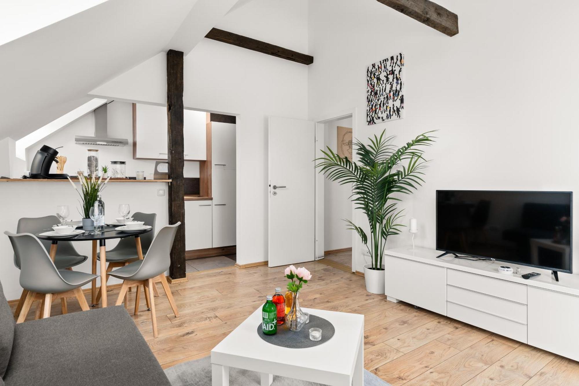 Mola Apartments-Charmante Ferienwohnung Im Herdecke Zentrum Fuer 3 Personen-Grosse Dachterrasse-Grill-Gratis Parken-Wlan Eksteriør bilde